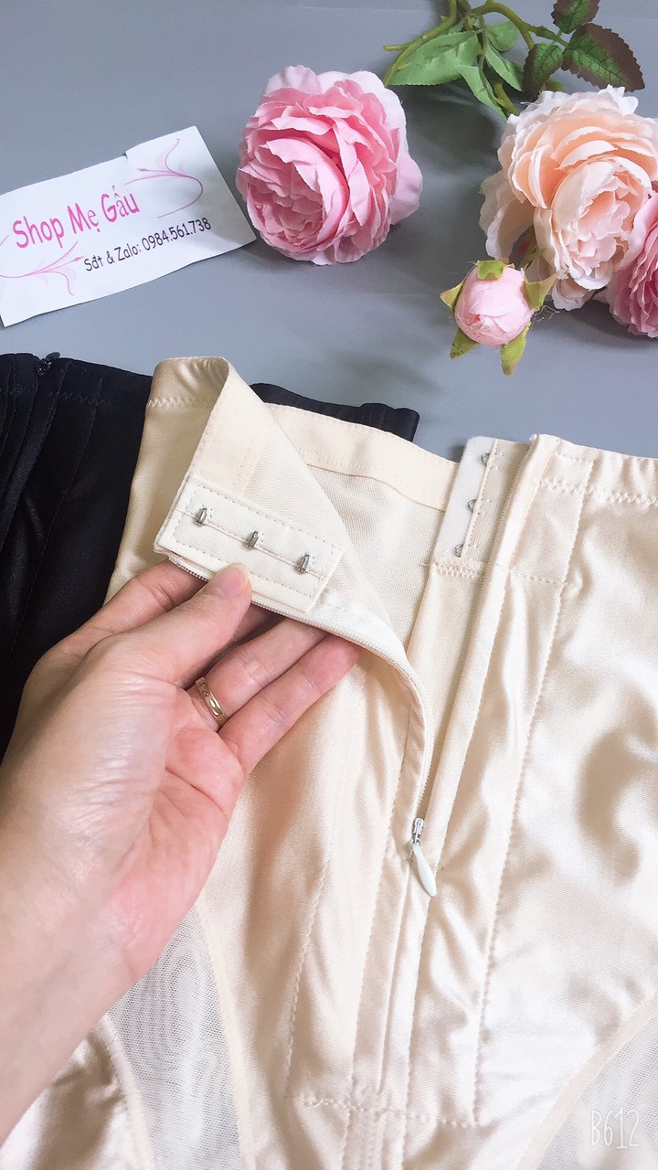 Quần Gen Bụng Lụa Khoá Kéo Ms 0069
