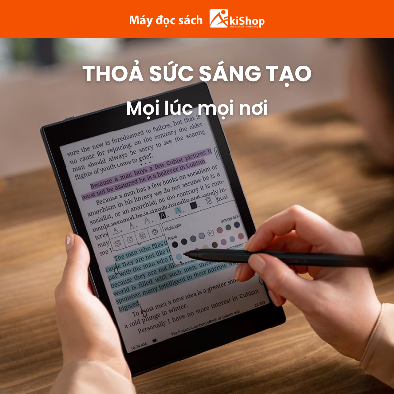 Máy đọc sách Boox Tab mini C chính hãng Akishop