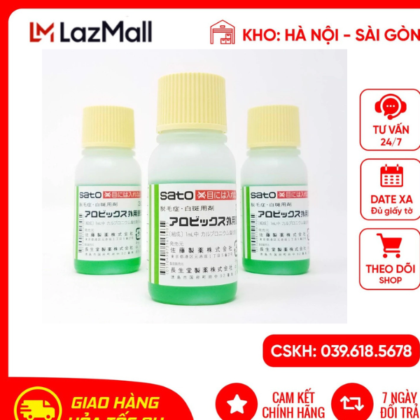 Thuốc mọc tóc SATO ( Nhật Bản) hàng chính hãng Nhật Bản