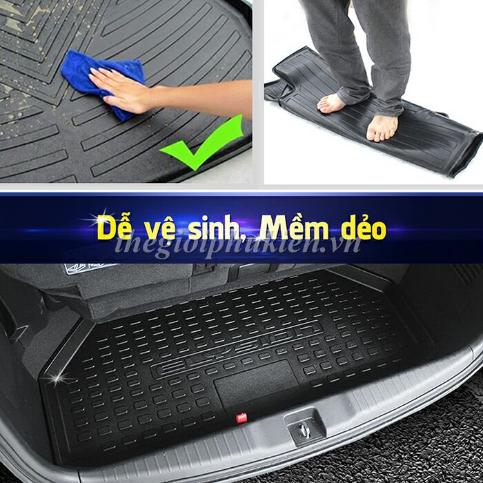 Lót cốp Toyota Rush -chất liệu TPO( hàng cao cấp)