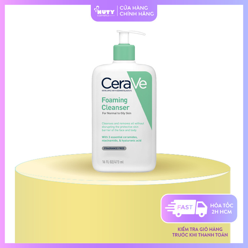 Sữa Rửa Mặt CeraVe Foaming Facial Cleanser
