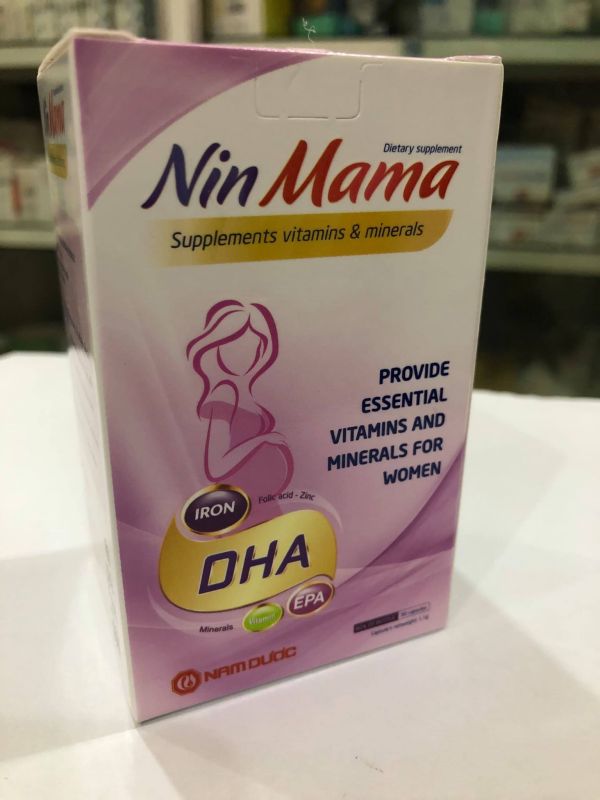 thực phẩm bổ sung cho phụ nữ mang thai Nin Mama cao cấp