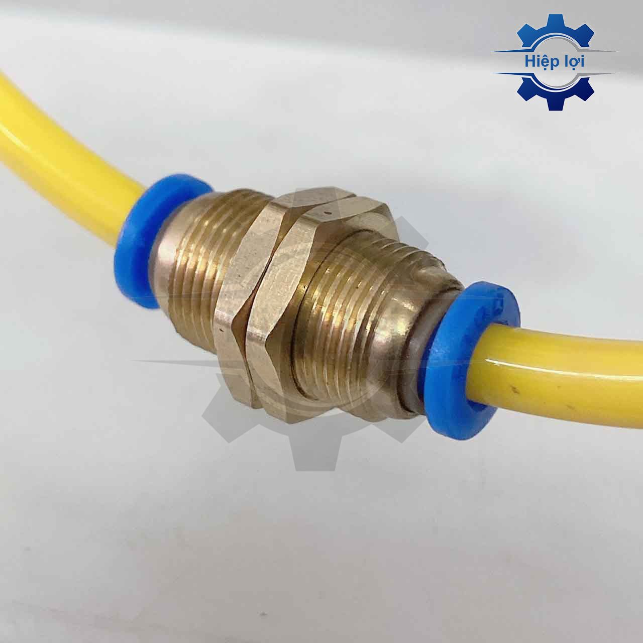 Nối ống khí nén hai đầu PM - Nối hơi siết thành - cút nối khí nén - linh kiện khí nén