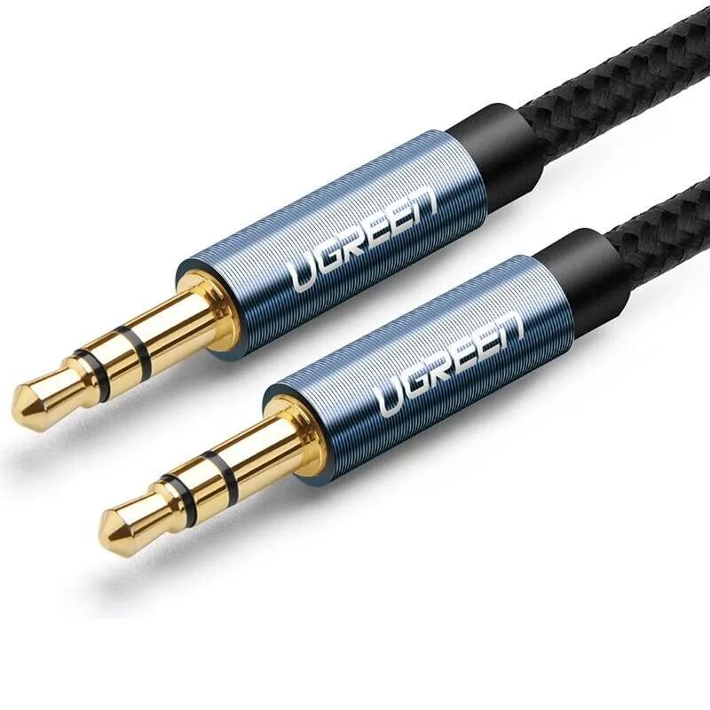 Ugreen 10687 2m màu xanh cáp âm thanh 2 đầu 3.5mm dương av112
