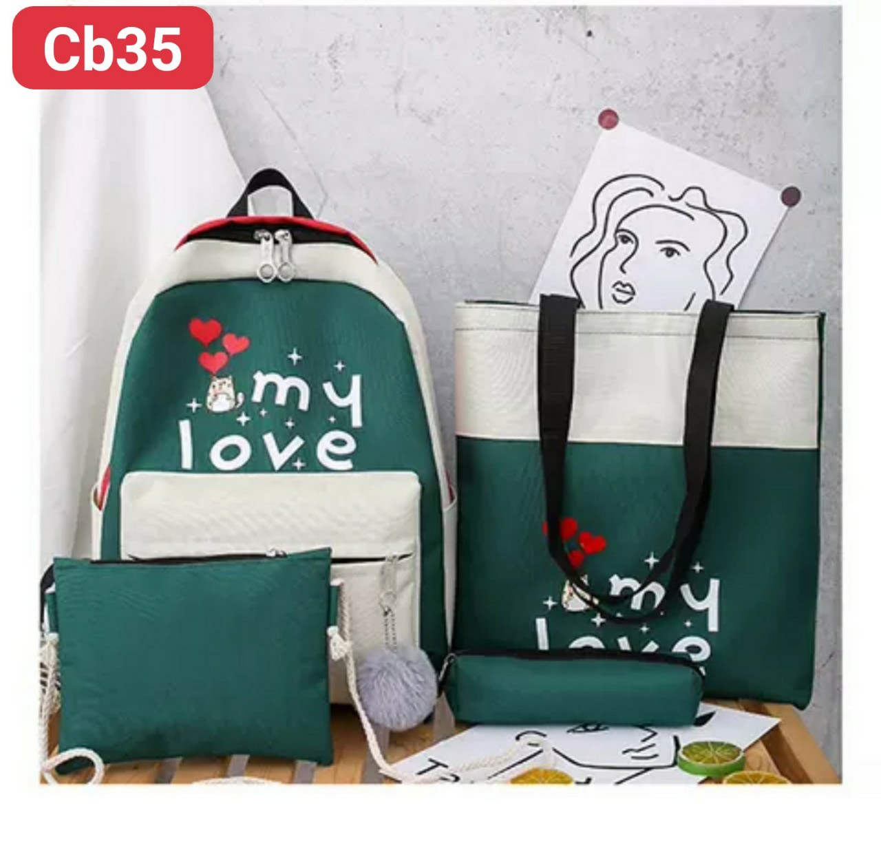 balo combo 4 món my love cb35