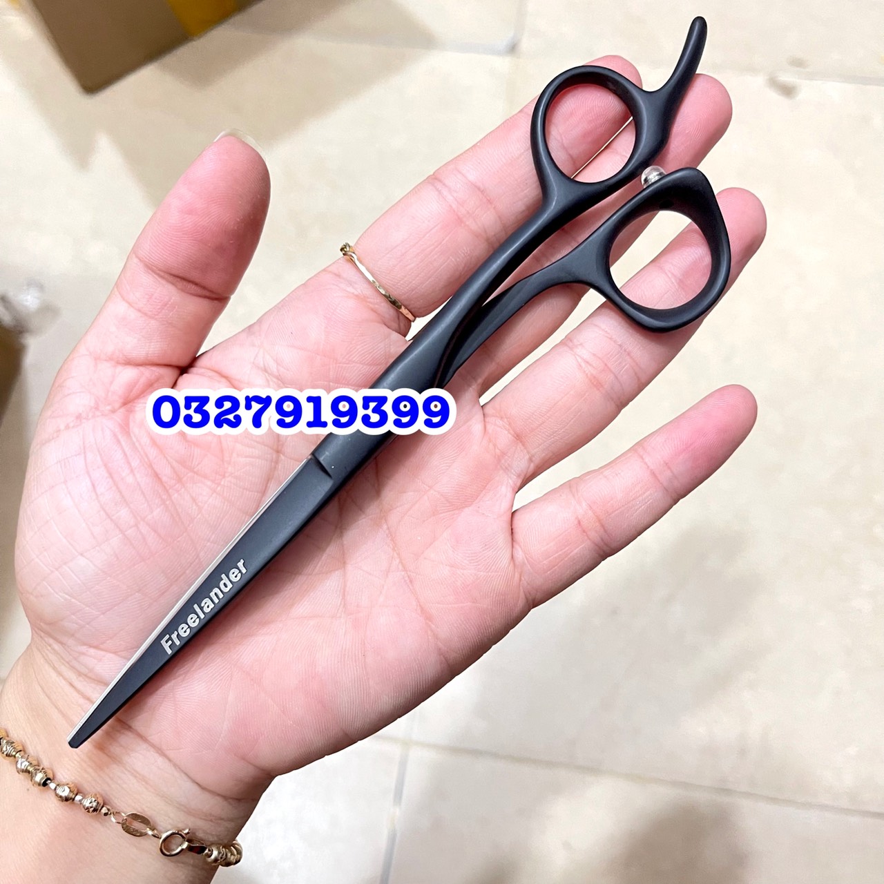 Freelander Kéo Cắt Tóc Cao Cấp 6.0in Nhật Bản Hợp Kim Thép 440C Độ Cứng 62HRC Chất Lượng Cao Tặng Bao Da