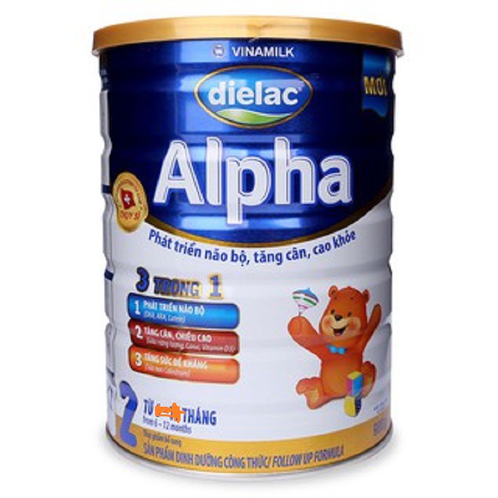 Sữa Bột Dielac Alpha Step 2(6-12 tháng) 900g date 2021