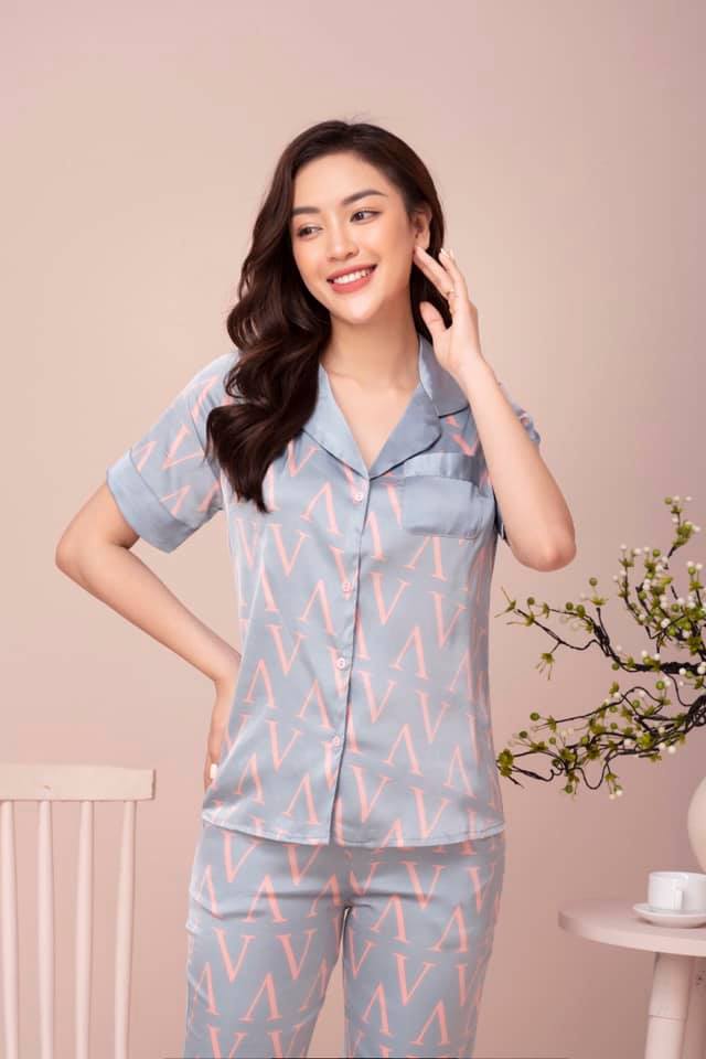 PIJAMA LỤA TƠ TẰM