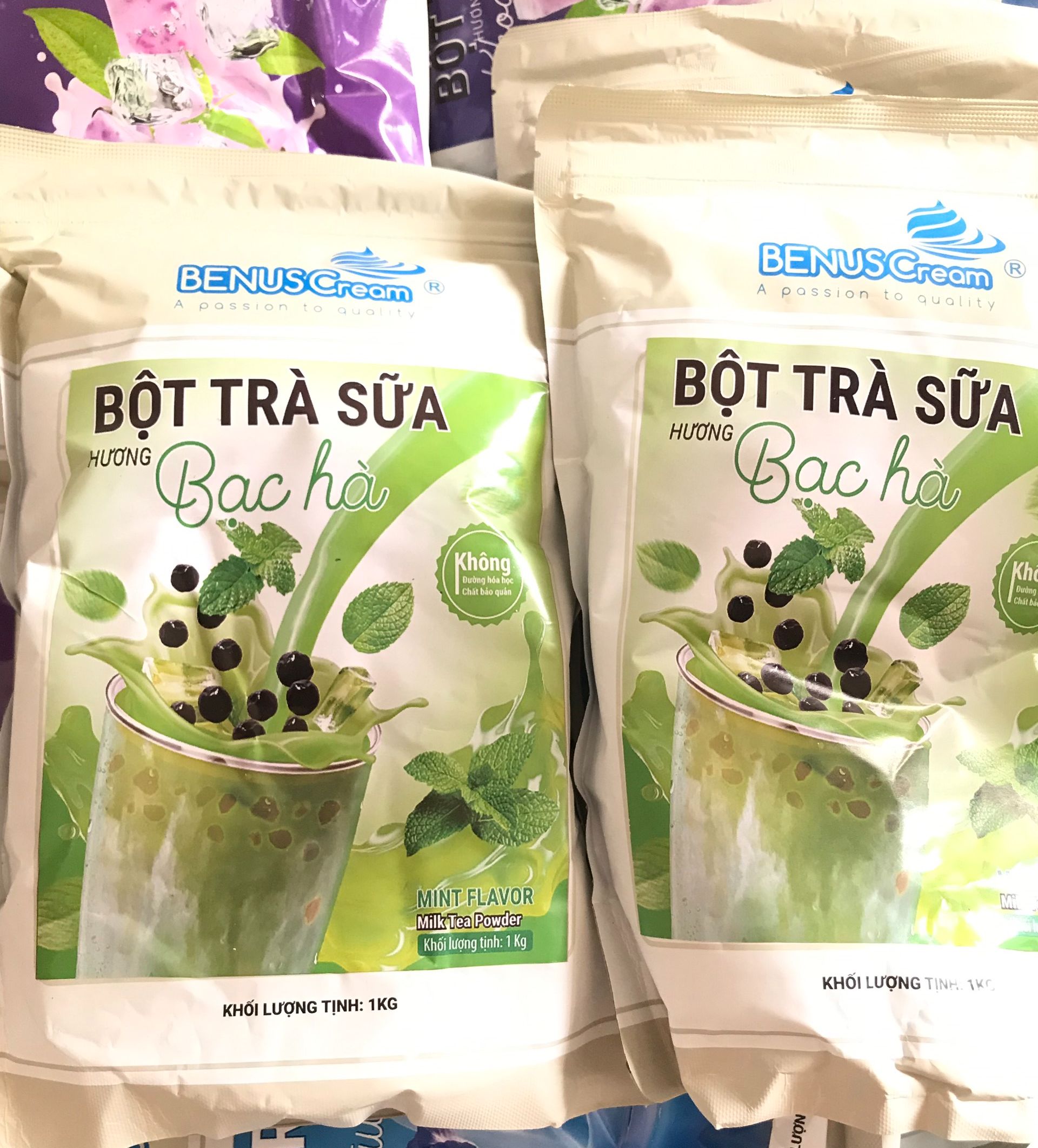 Bột trà sữa Bạc Hà