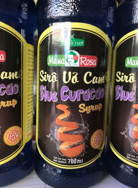 Siro Blue Curacao Golden Farm -700ml