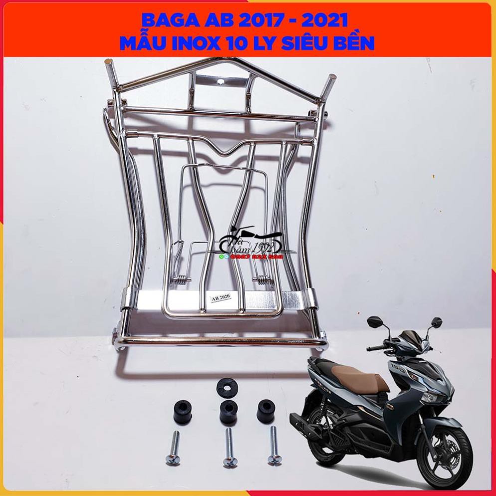 Baga Inox 10 Ly Gắn Air Blade ( Ab 2017 Tới Ab 2021)