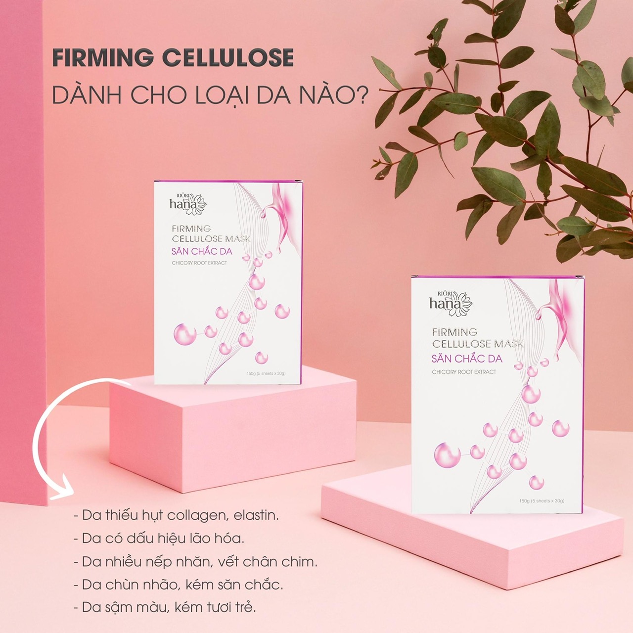 17.	(Miếng Rời) Mặt Nạ Sinh Học Cao Cấp RIORI - CELLULOSE MASK 30g