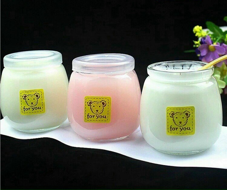 1 Hũ sữa chua béo pudding 200ml hũ thủy tinh lớn miệng to đựng làm các loại sữa chua, plan