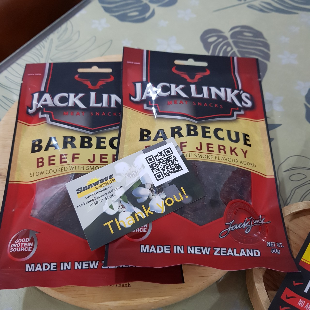 [HCM]Jack Links - Khô bò vị BBQ 50g