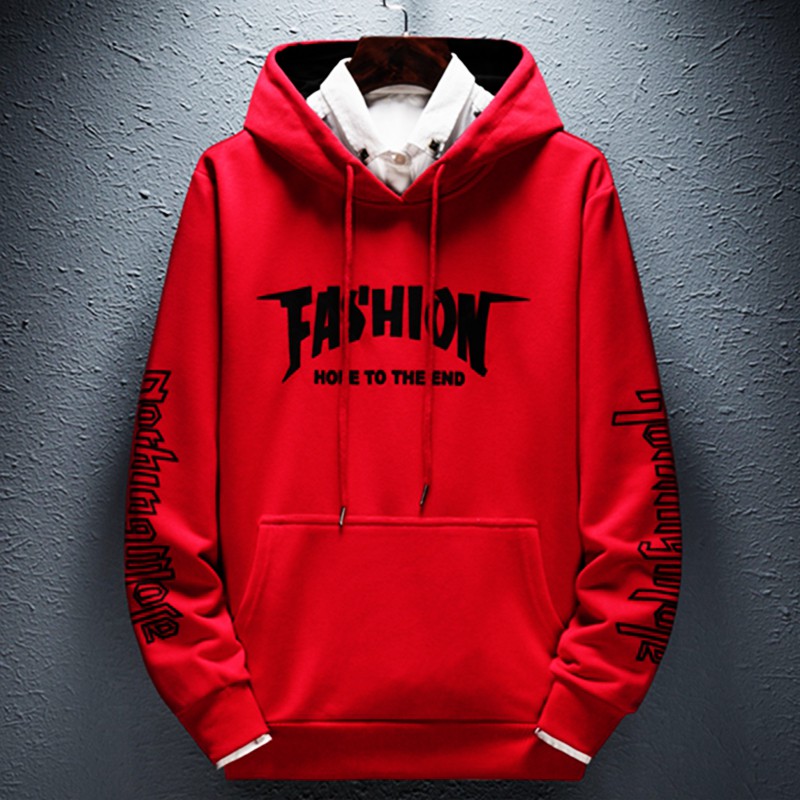 [ Deal Độc Quyền ] Áo Hoodie Dài Tay Mũ Trùm Đầu Phối Túi Bụng Họa Tiết FASHION Kiểu Dáng Trẻ Trung Cá Tính Sành Điệu V2 NTD MEN TOP 084