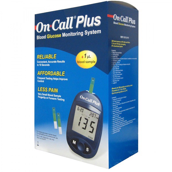 Máy đo đường huyết Acon On-Call Plus( đủ bộ)