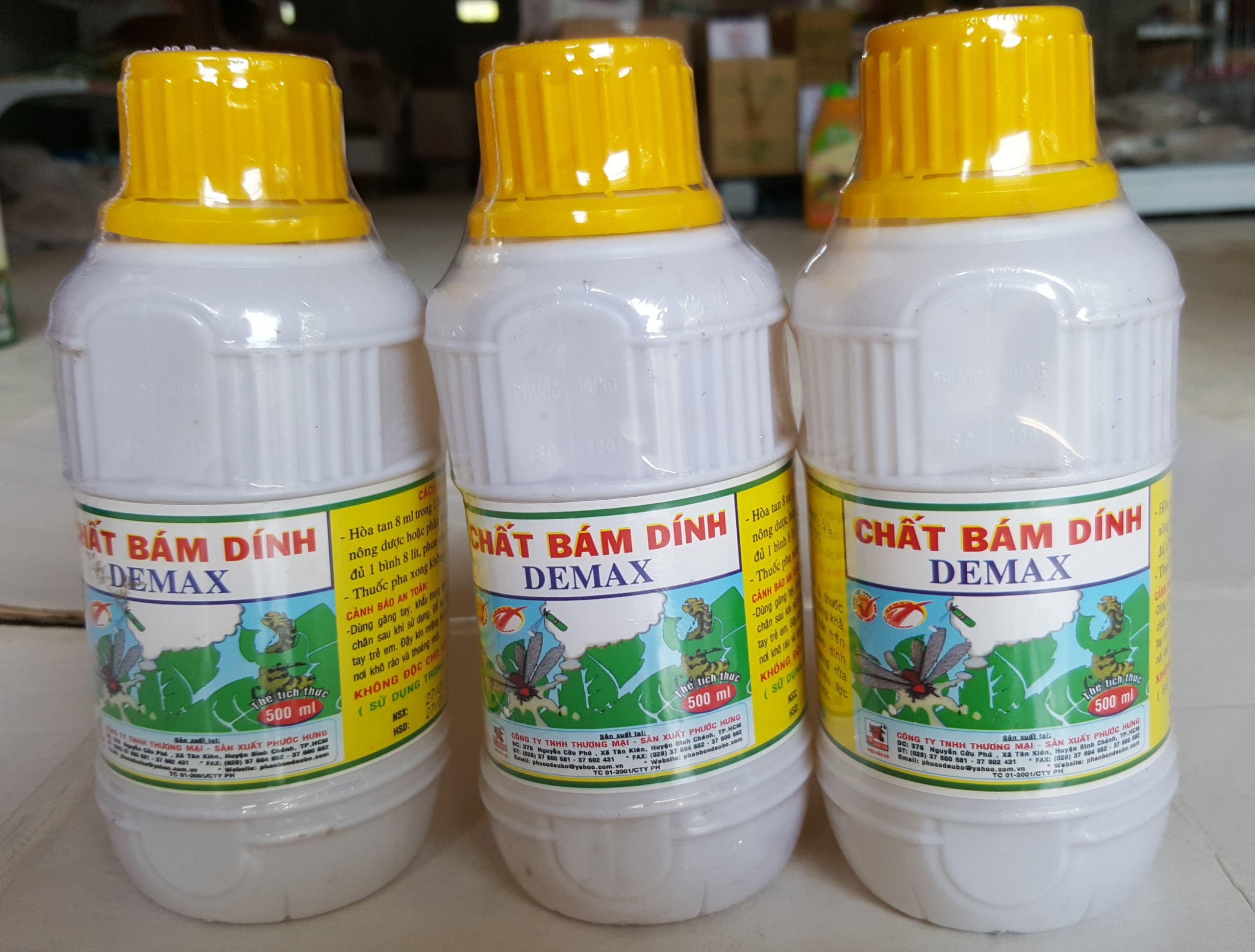 Chất bám dính dùng cho cây trồng DEMAX - Chai 500ml