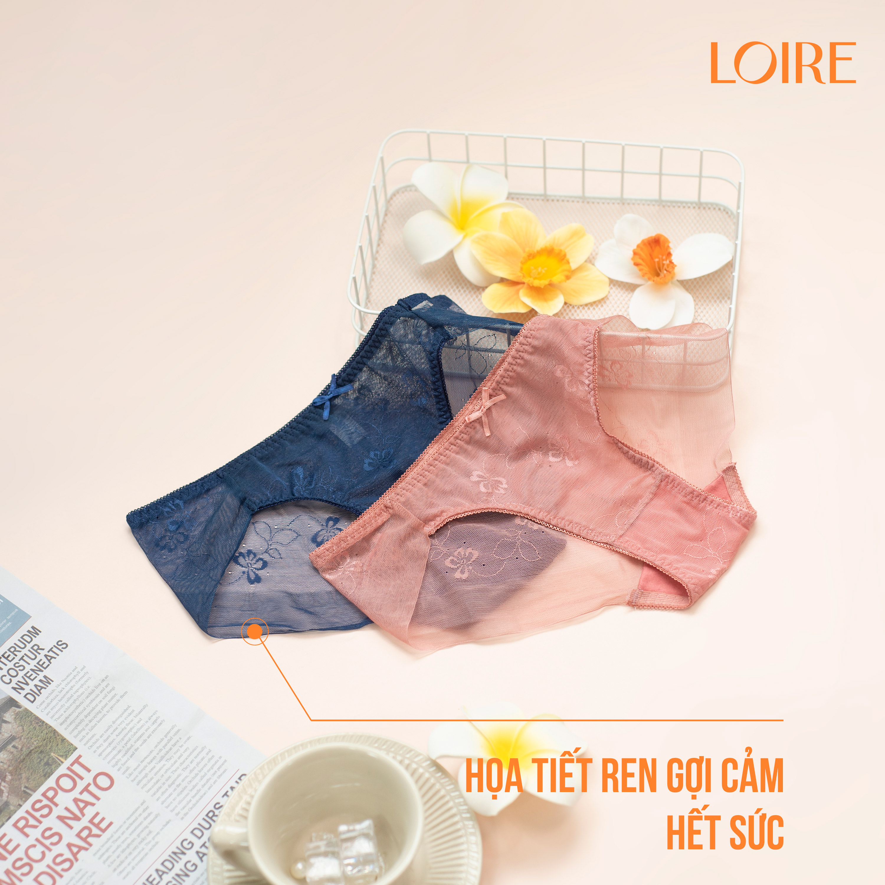Quần Lót Ren Mềm Mịn Loirechic QLBK71