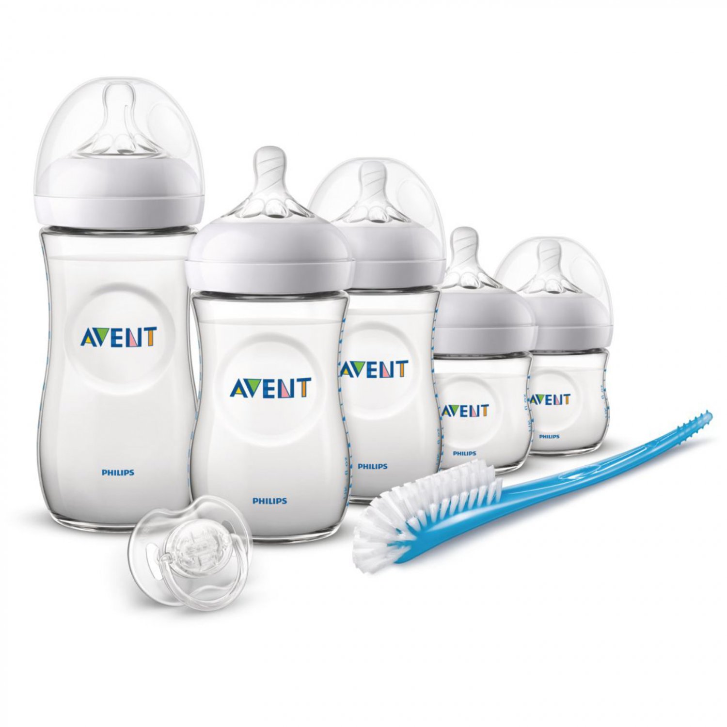[HCM]Set 5 bình sữa Avent Natural 125ml, 260ml