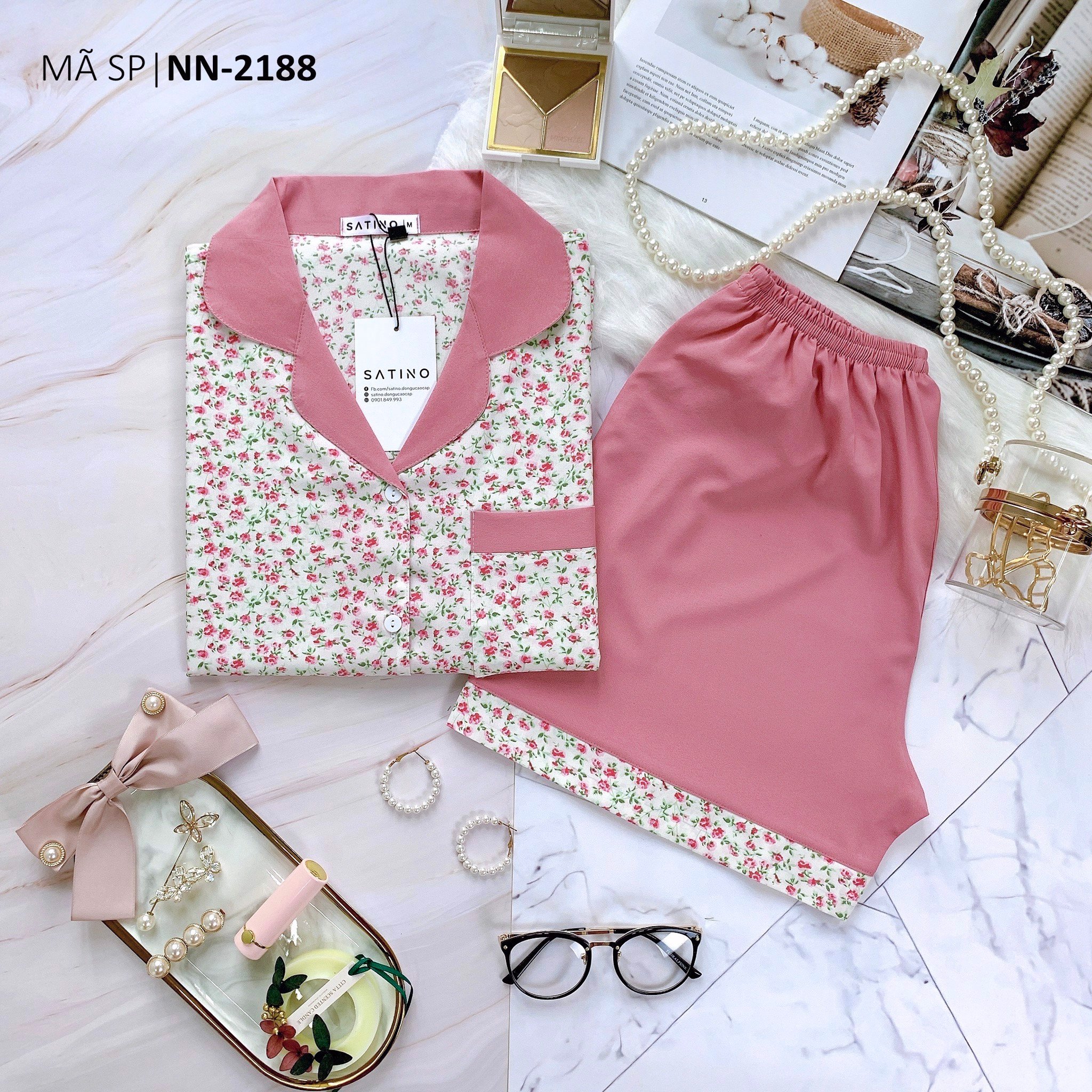 [COMBO 3 BỘ 439K] Pijama TNQN - Jessie Pink
