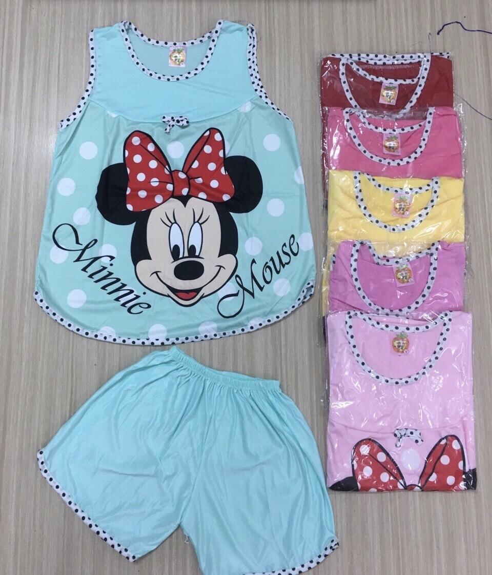 Combo 04 bộ thun lạnh Elsa (size 20-28kg)