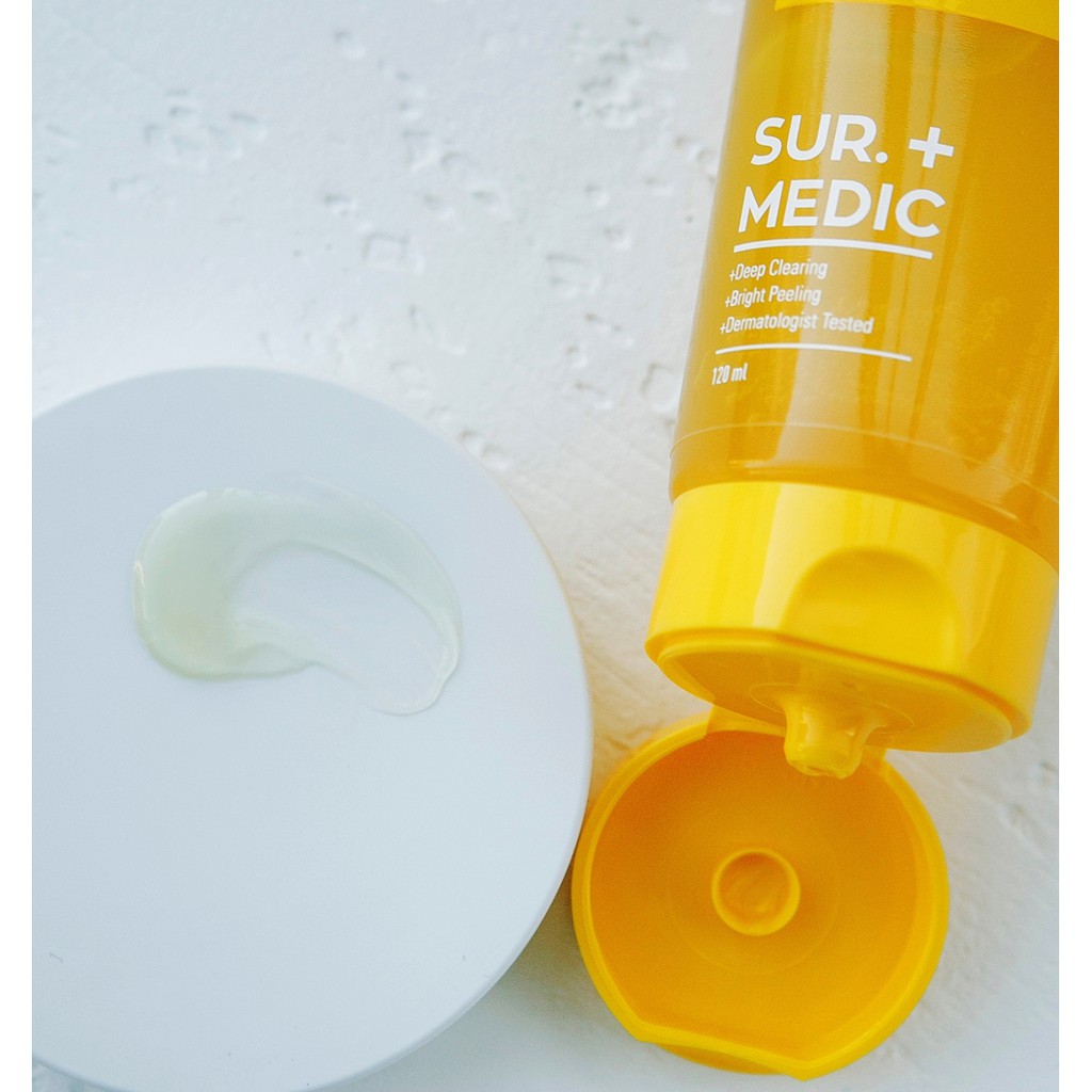 Tẩy tế bào chết Sur.Medic deep clear bright calming peeling gel