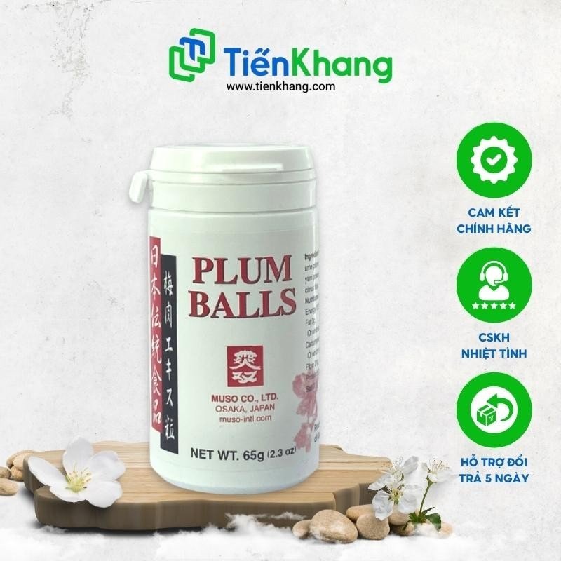 Cao Mơ Hoài Sơn (Plum Balls) - Hũ (65gram) - Chăm sóc hệ tiêu hóa