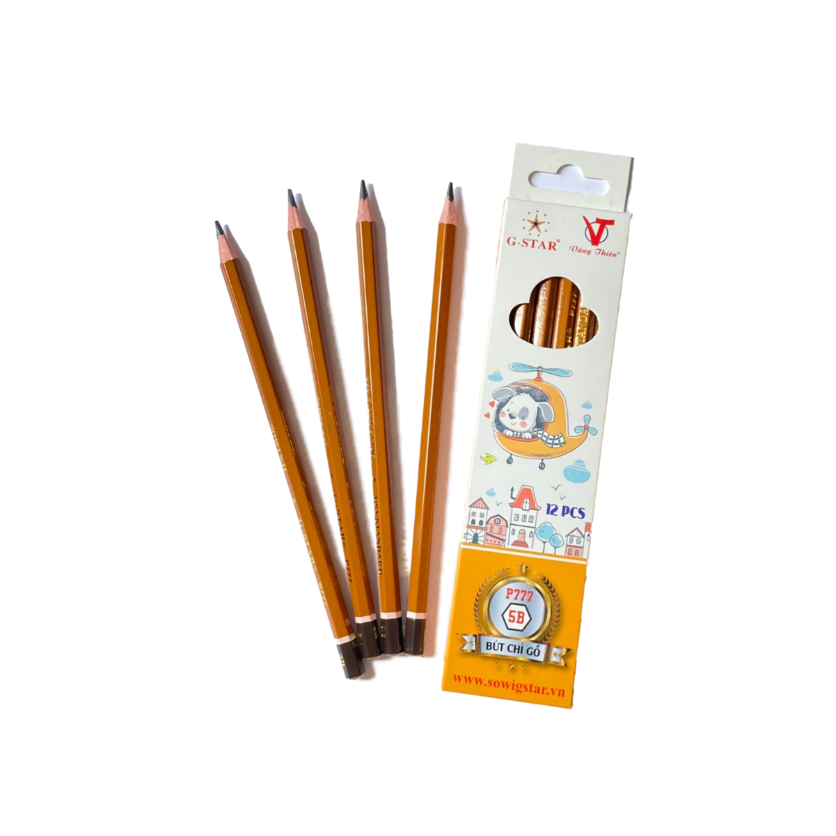 Bút Chì 2B G.Star 777 Hộp 12 Bút