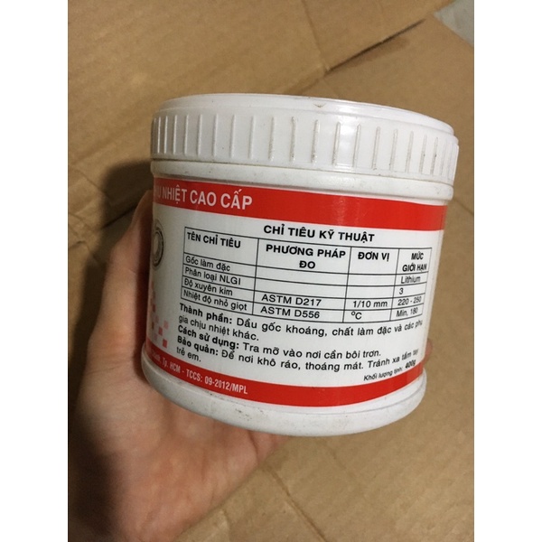 Mỡ bò chịu nhiệt cao cấp Sopex