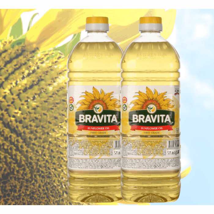 Dầu hướng dương Bravita 1,8L