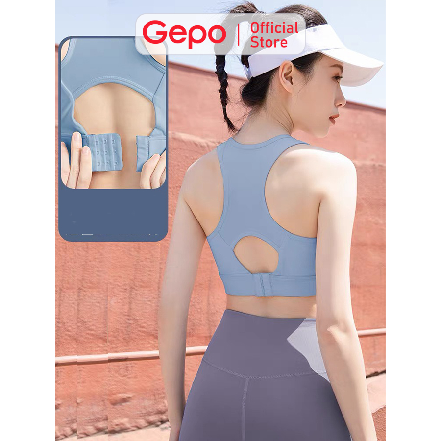 áo bra tập gym yoga cao cấp có mút ngực chống sốc gepo gp204 7