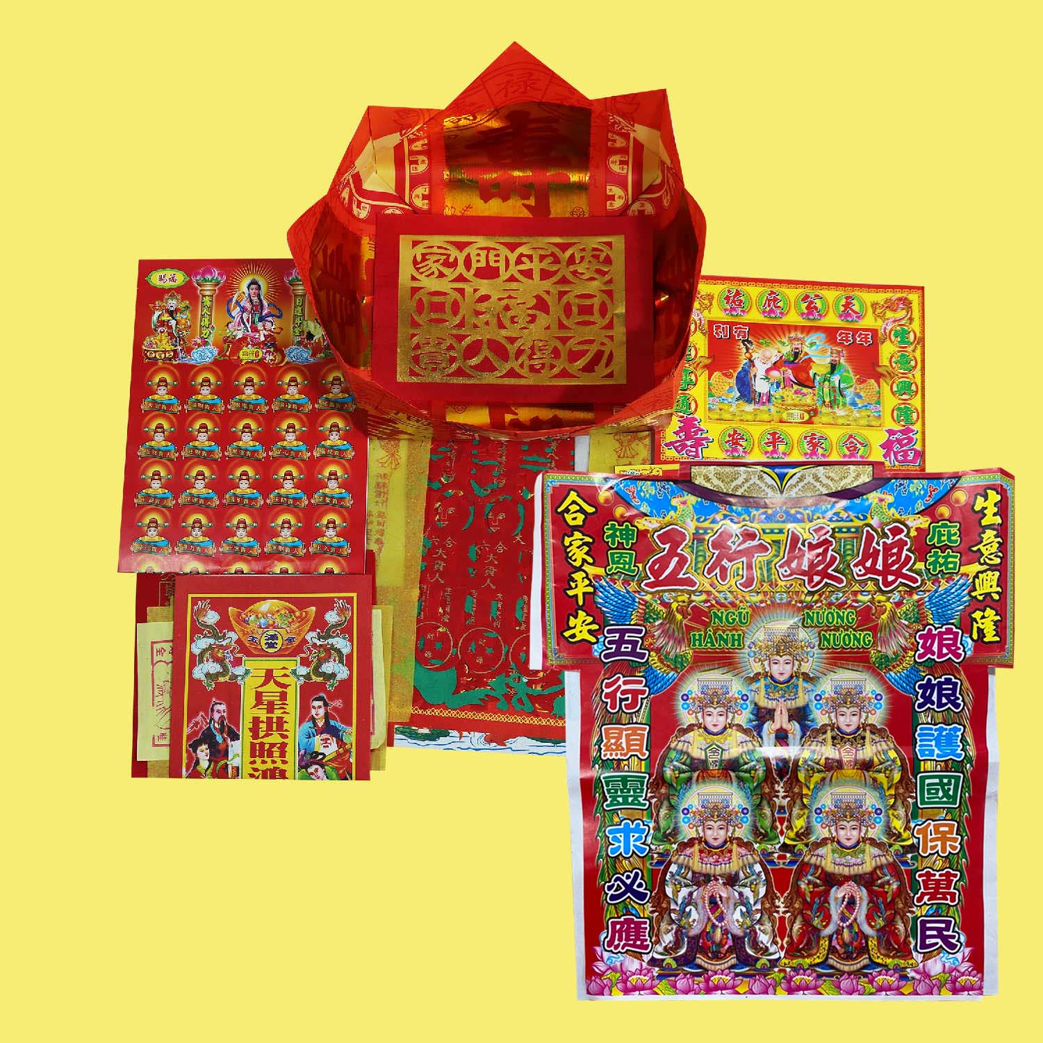 Bộ Phần Cúng đầy đủ (Áo Đẹp) đủ loại