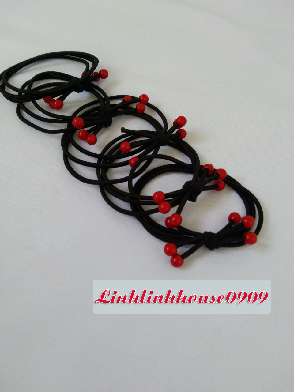Dây buộc tóc nữ cherry mini xinh xắn