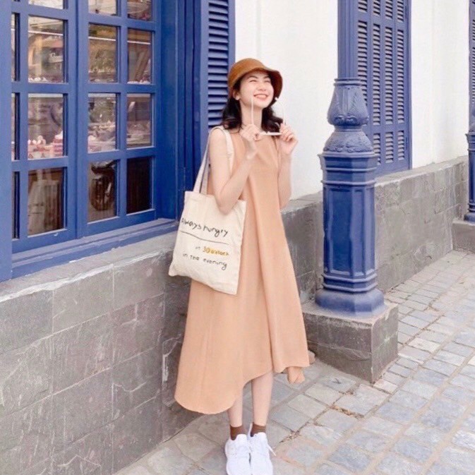 Đầm suông 2 màu