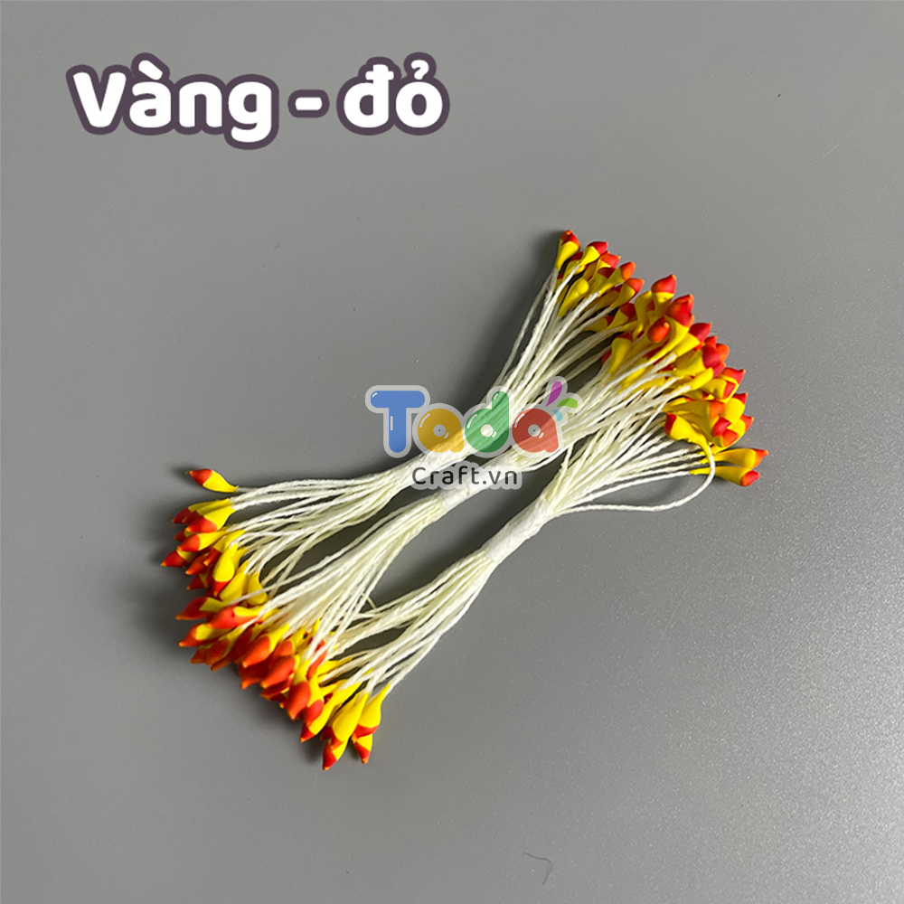 200 Cái Nhụy Bột Hoa Giả Làm Hoa Handmade