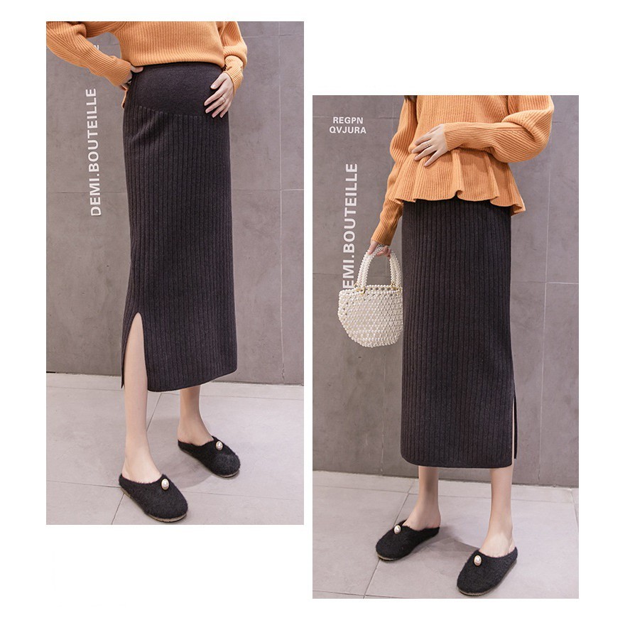 Chân Váy Len Bầu Xinh CVB47