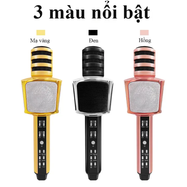 BH 12 THÁNG 1 ĐỔI 1 ] Mic Hát Kèm Loa Bluetooth Karaoke SD-17-Mic karaoke