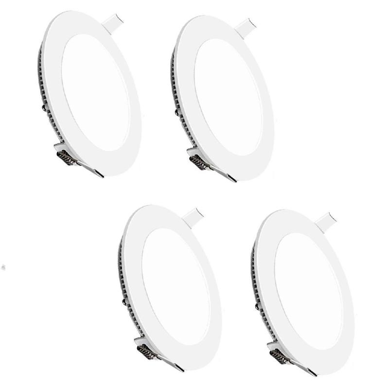 Bộ 4 đèn Led downlight âm trần siêu mỏng 18W