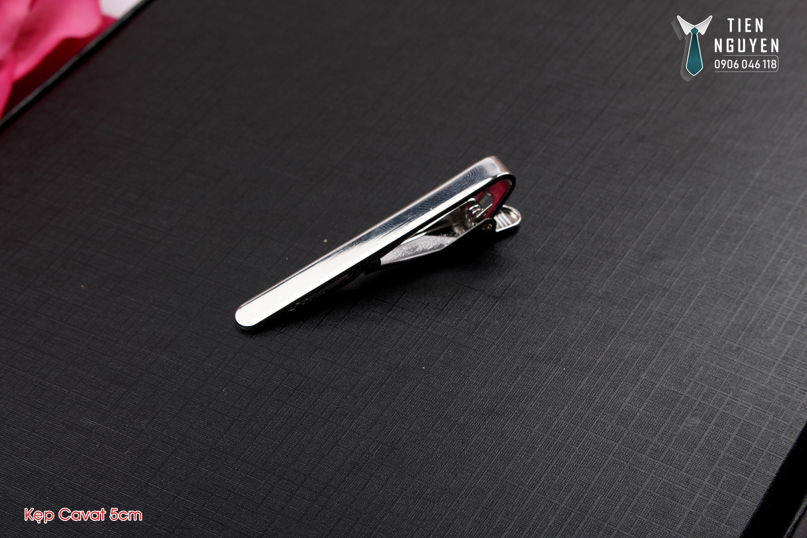 Kẹp cà vạt nam 5cm - kẹp cavat bản trung