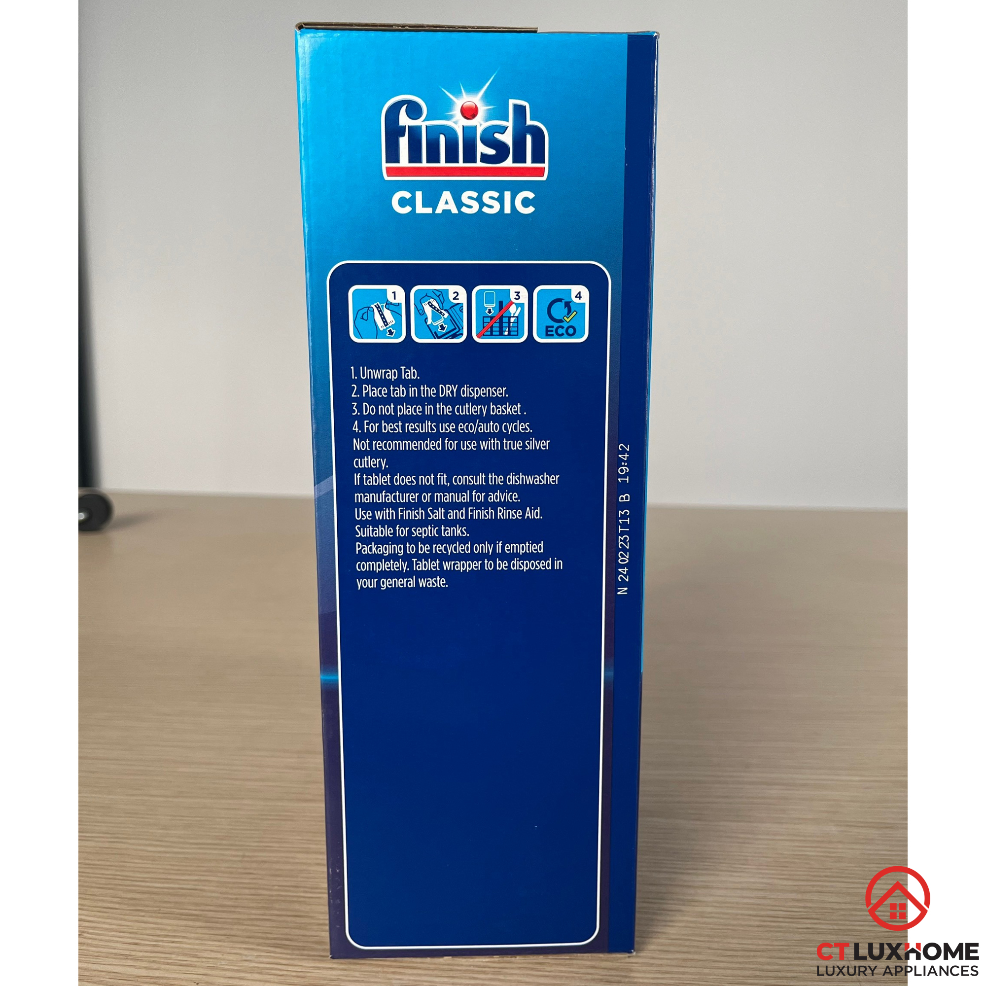 Viên rửa chén bát Finish Classic PowerBall 110 viên [2 chức năng]
