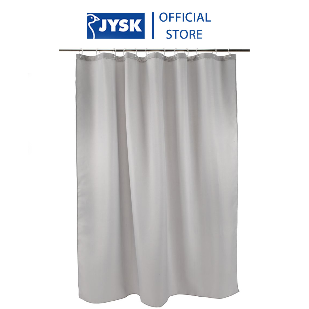 Rèm phòng tắm | jysk sibo | polyester | xám | d200xr180cm
