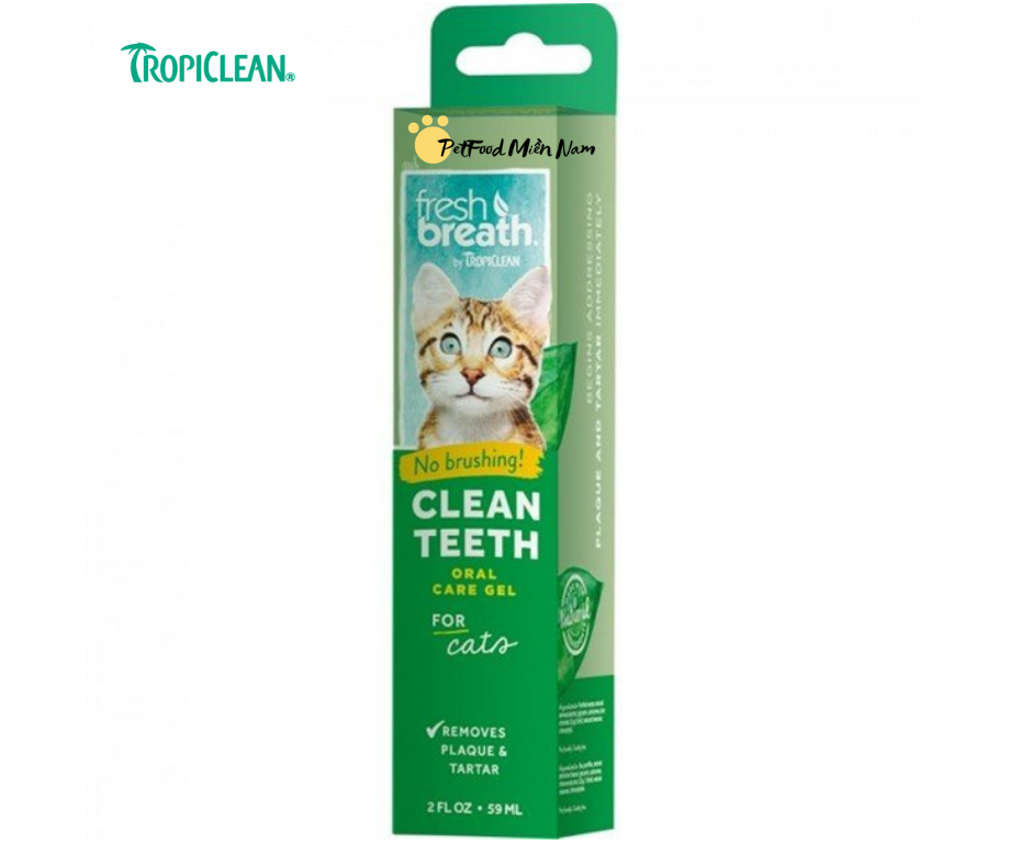 [Hoàn Tiền 10%] Gel vệ sinh răng miệng cho thú cưng Tropiclean