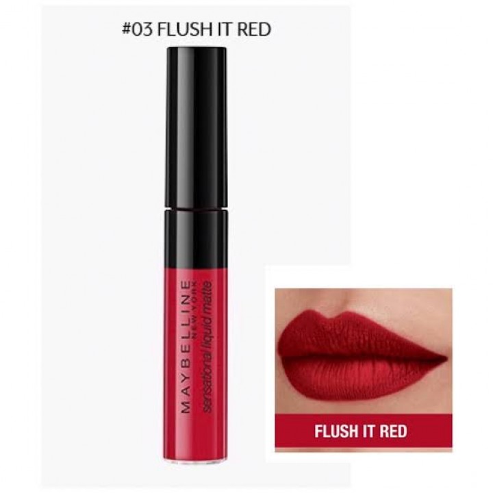 Son Kem Lì Nhẹ Môi Maybelline 03 Flush It Red 0.5g