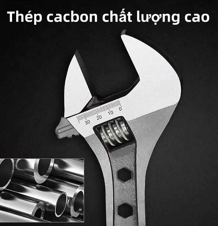 mỏ lết đa năng mini,mỏ lết răng,cán bọc cao su,thép CV-V cao cấp