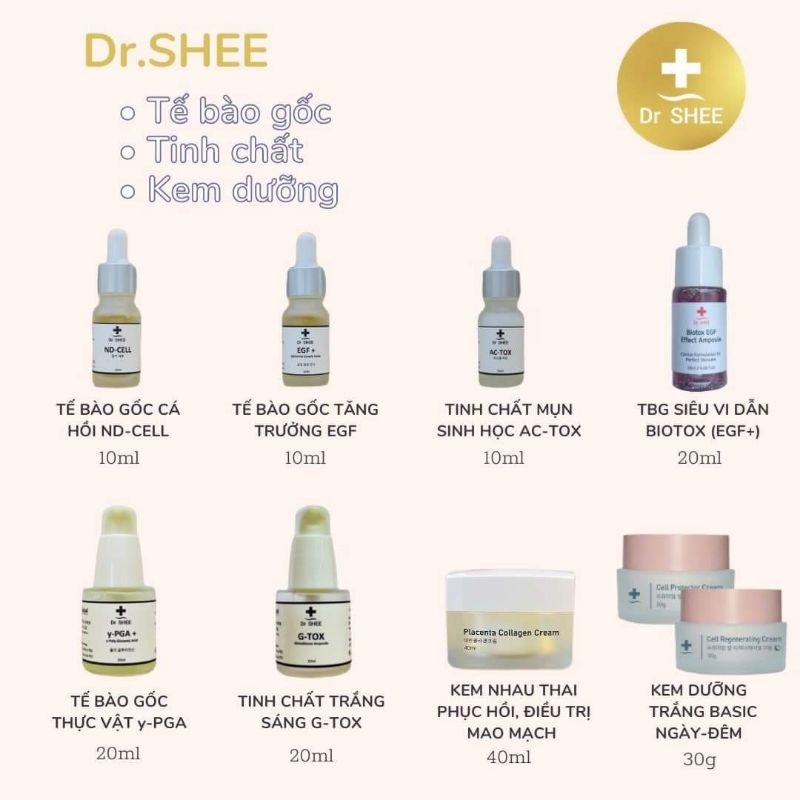 Tế bào gốc phục hồi NDCELL Dr.Shee