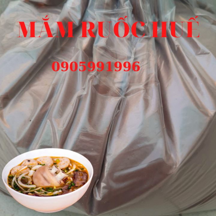 1 Kg mắm ruốc huế nấu bún bò