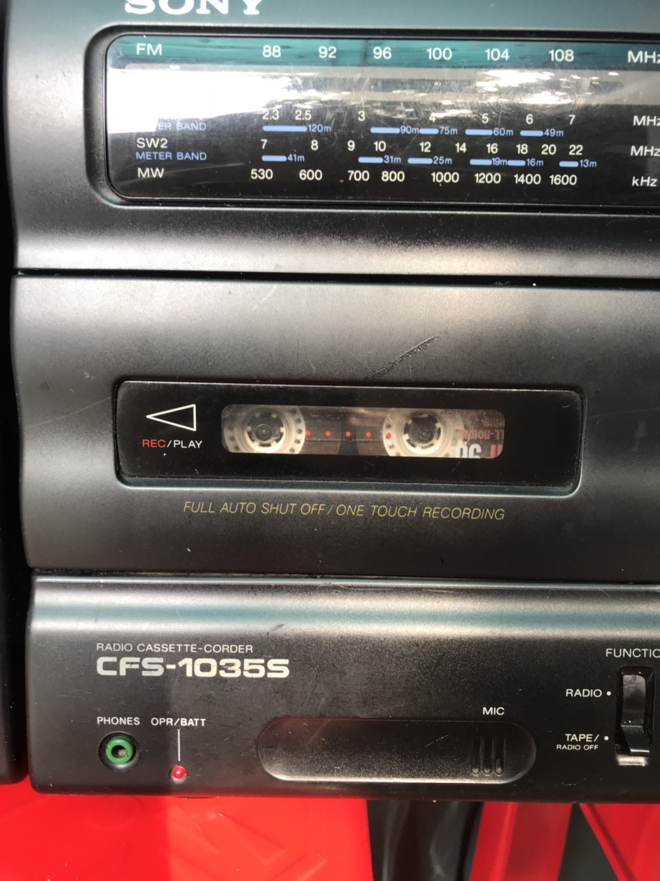 Radio Cassette SONY CFS 1035S