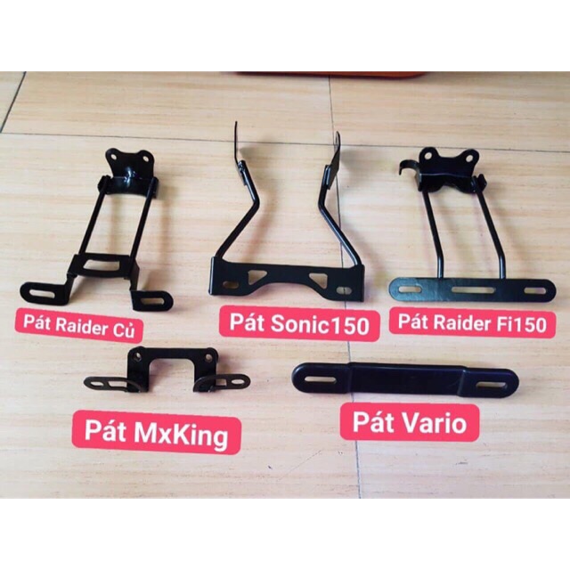 Pat bắt bảng tên các loại xe RAIDER SATRIA SONIC