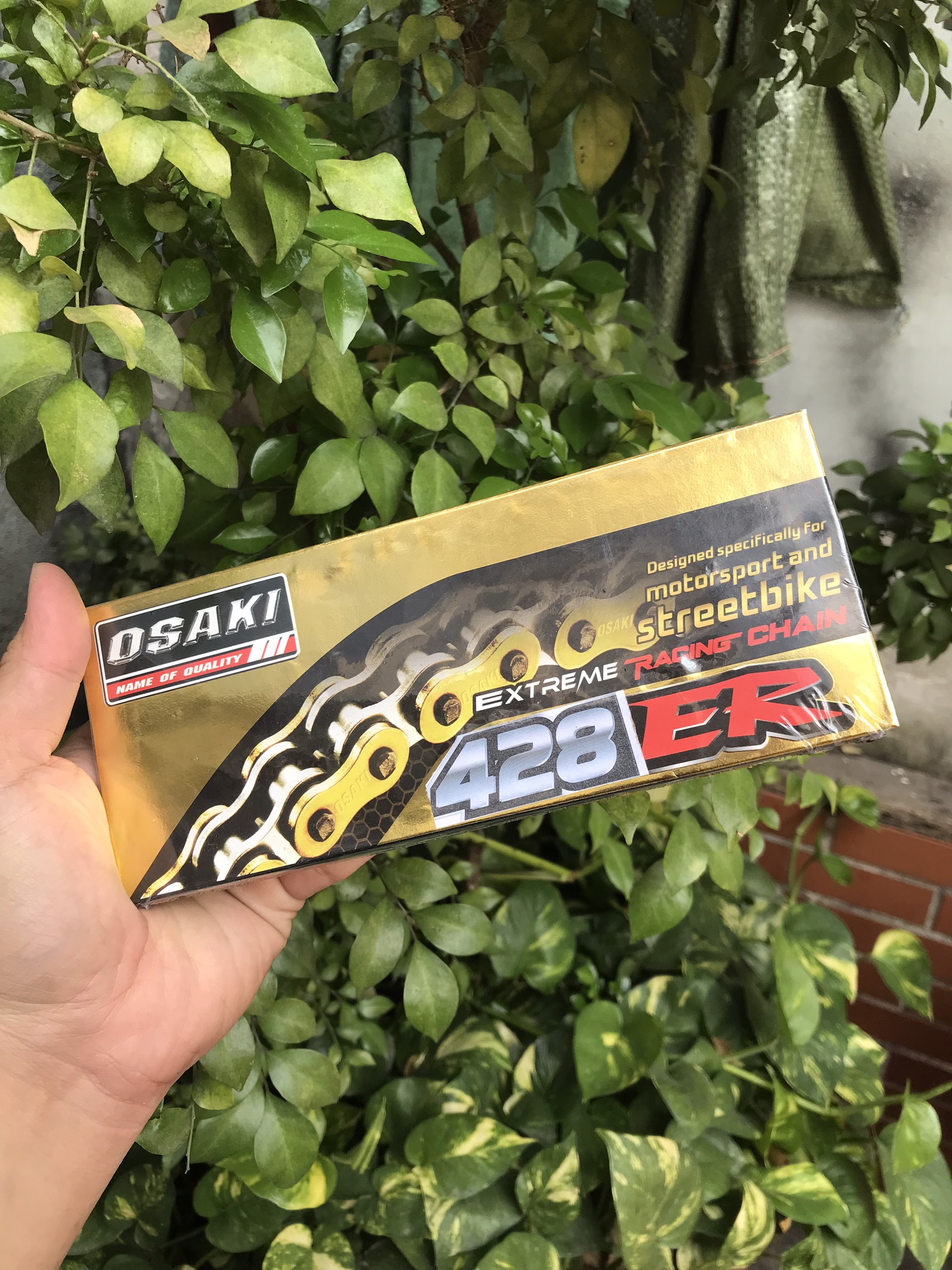 Sên osaki, xích xe máy sên vàng osaki 7/9/10 ly 130 mắt tất cả xe máy