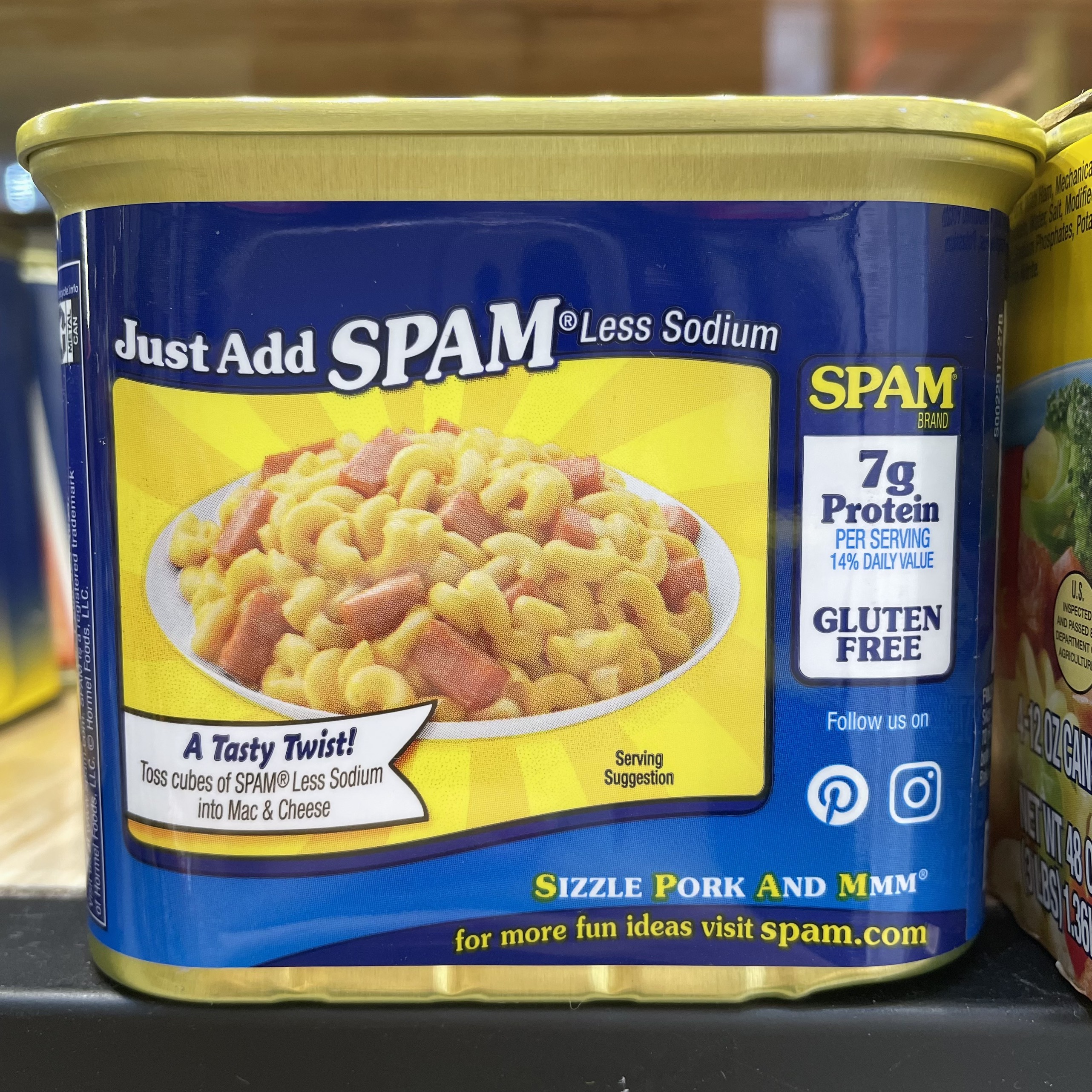 Thịt Hộp Spam 340g Giảm Mặn Hàng Nhập Mỹ